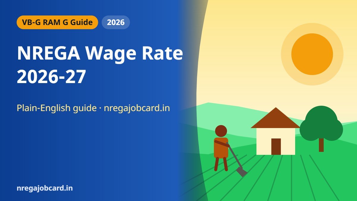 NREGA Wage Rate 2026-27