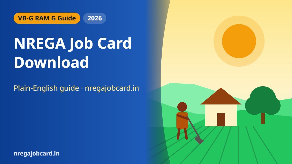 NREGA Job Card Download