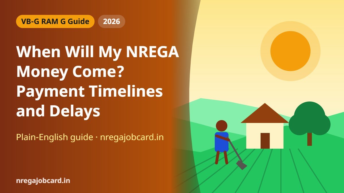 When Will My NREGA Money Come? Payment Timelines and Delays