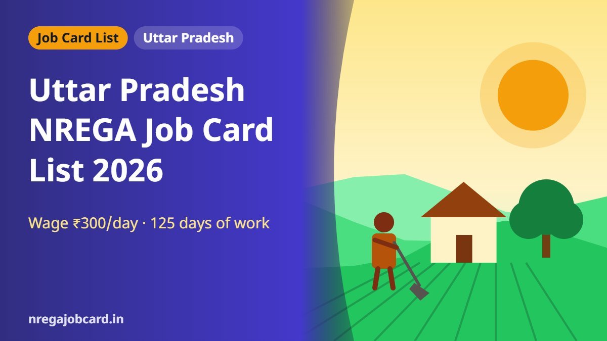 Uttar Pradesh NREGA job card list 2026