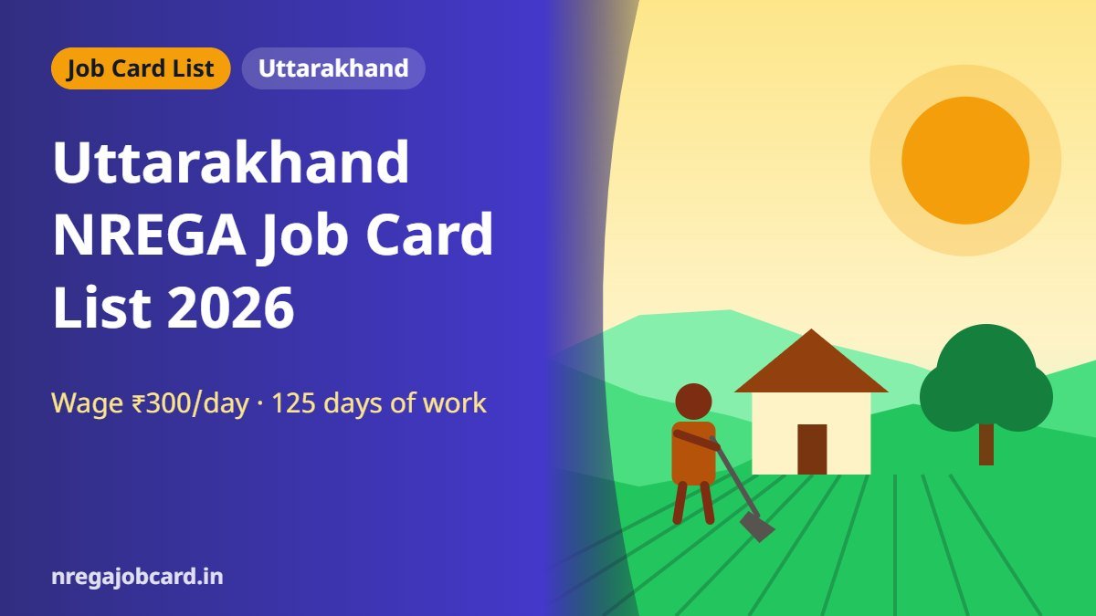 Uttarakhand NREGA job card list 2026