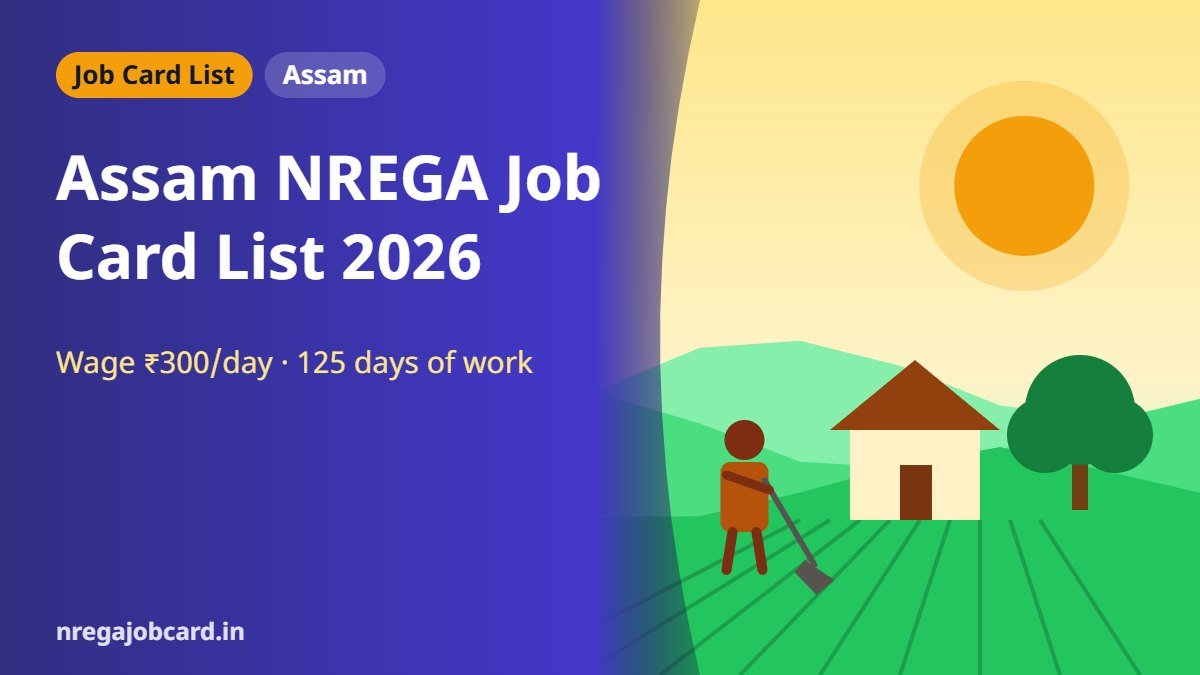 Assam NREGA job card list 2026