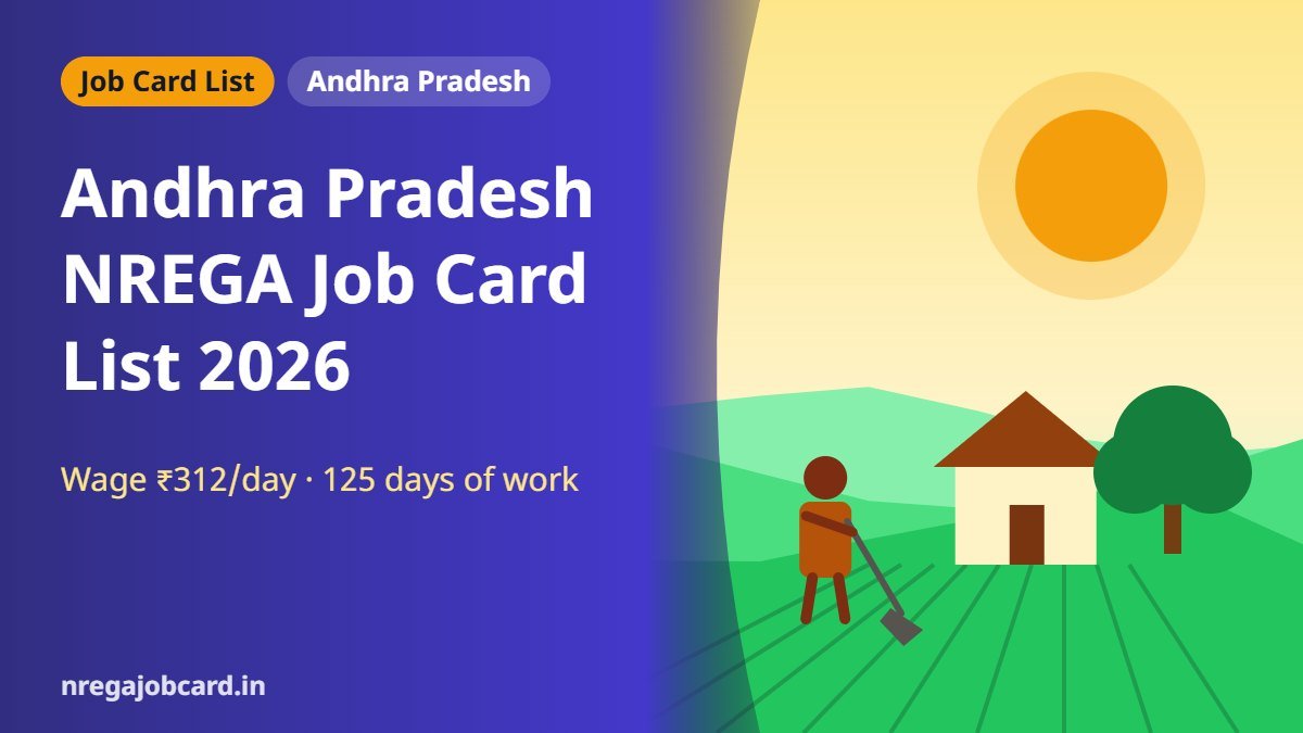 Andhra Pradesh NREGA job card list 2026