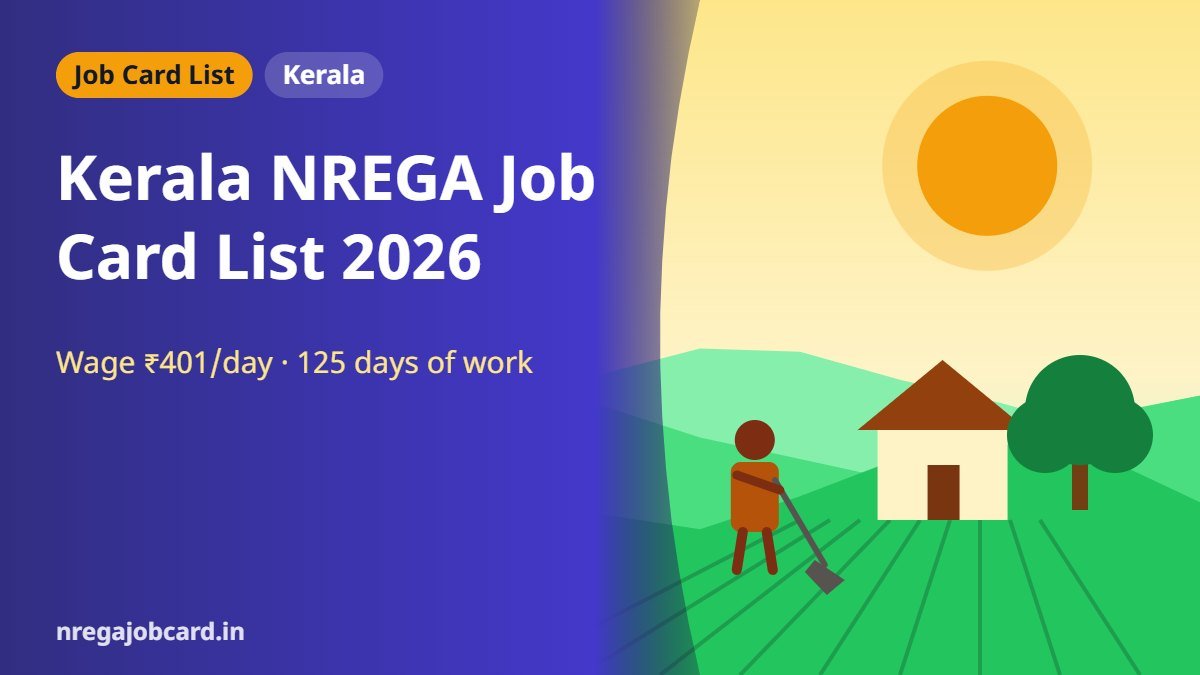 Kerala NREGA job card list 2026